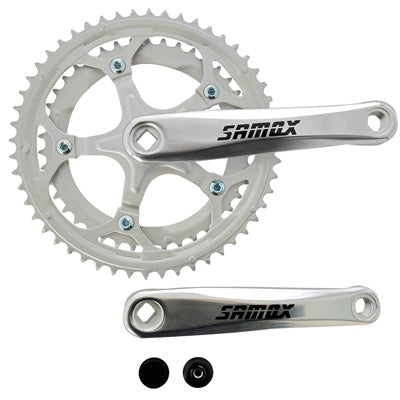 Pédalier double 7/8 vitesses pour vélo de route 42/52 dents - #1
