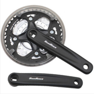 Pédalier trois plateaux 7/8 vitesses 42/34/24 dents SunRace - #1