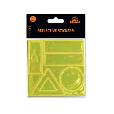 Planche de 5 stickers réfléchissants pour vélo et accessoires - #1