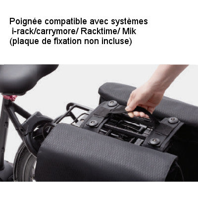 Poignée additionnelle pour sacoche double vélo Basil - #3