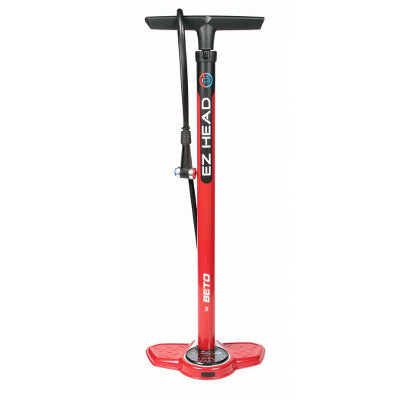 Pompe vélo à pied avec manomètre et embout Ez Head Beto - #1