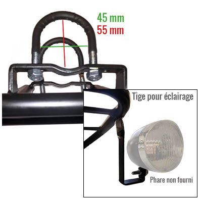 Porte bagage de vélo avant large Steco - #5