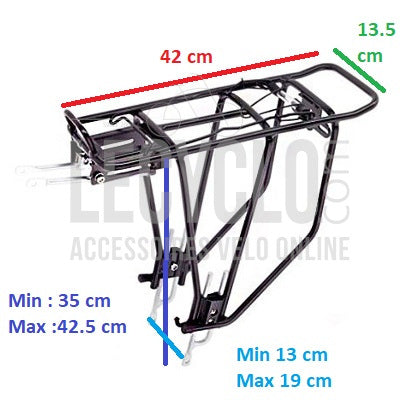 Porte bagage de vélo avec support sacoche - #3