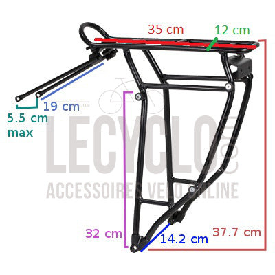 Porte bagage Rack3 Ortlieb pour Quick Lock 3 et 3.1 - #6