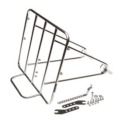 Porte-bagages avant argent pour vélo Frontière - BLB - #5