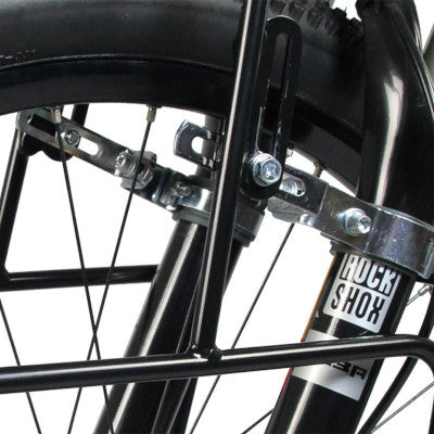Porte-bagages avant pour vélo avec fourche suspendue Minoura - #3