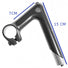 Potence plongeur noire pour vélo de course Lil Quill BLB 80mm - #4
