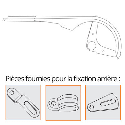 Protection chaine vélo résistant 46 et 48 dents SKS  - #3