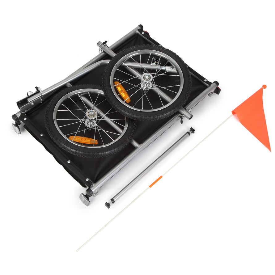 Remorque vélo cargo pliable