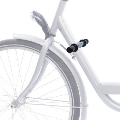 Repose pieds sur cadre vélo pour siège enfant avant - Steco - #1