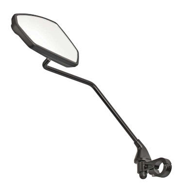 Rétroviseur vélo long bras gauche M-77 LV Ergotec noir sablé - #1