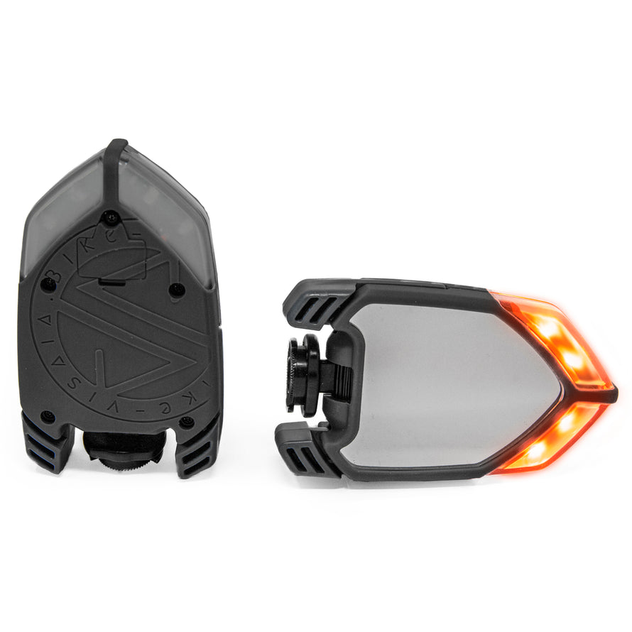 Paire rétroviseurs clignotants vélo Visaia Bike QLIR