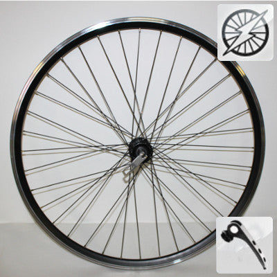 Roue arrière à roue libre vélo 28 pouces noire Airline Rodi - #1