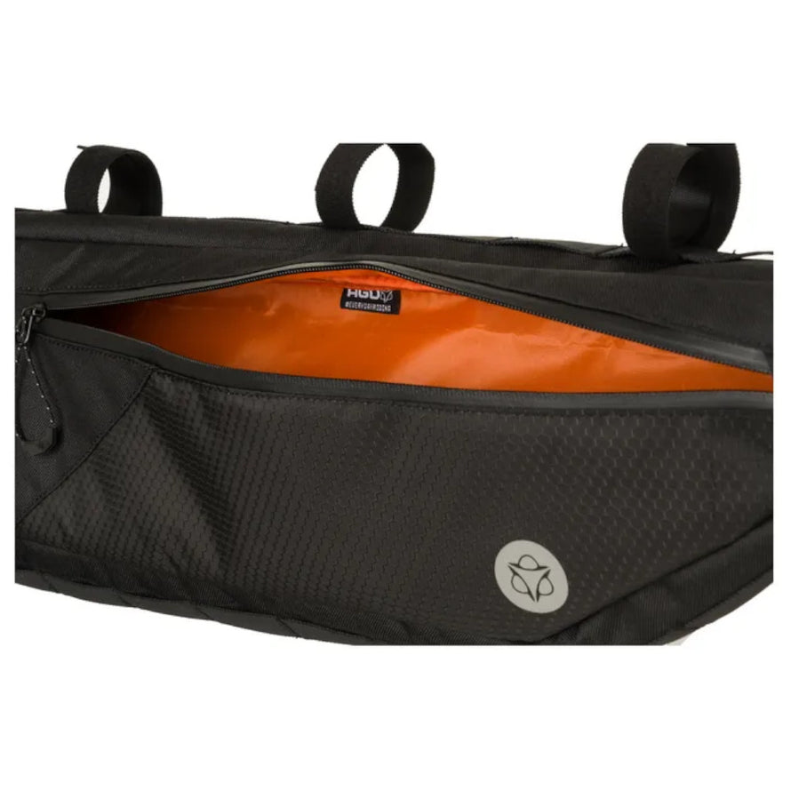 Sacoche de cadre noire bikepacking 3L, 4L ou 5,5L Venture Agu - #5