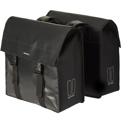 Sacoche de vélo double noir 48-53L Urban Load Basil - #1