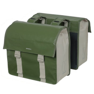 Sacoche de vélo double vert sable Urban Load Basil 53 L - #1