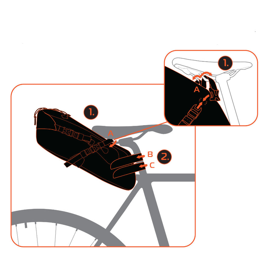 Sacoche de selle Aqua Evo Oxford 10L #4
