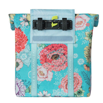 Sacoche vélo arrière Shopper Basil Bloom Field bleu ciel 20L - #2