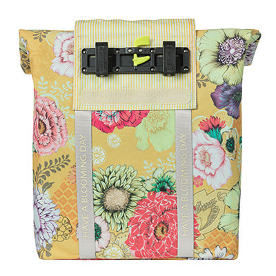 Sacoche vélo arrière Shopper Basil Bloom Field jaune miel 20L - #4