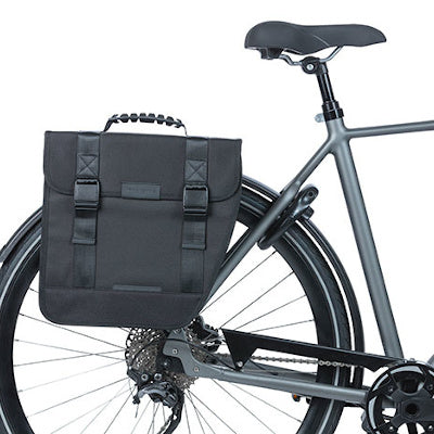 Sacoche vélo noire pour porte-bagage arrière Tour Basil droite - #5