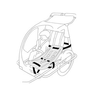 Sangles de fixation pour siège bébé coque Mélia