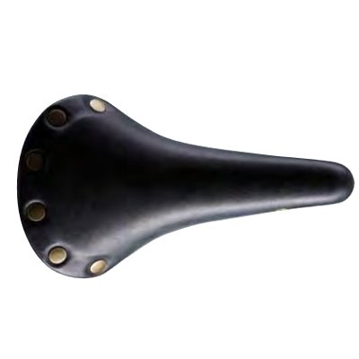 Selle de vélo rétro impression cuir noir - #1