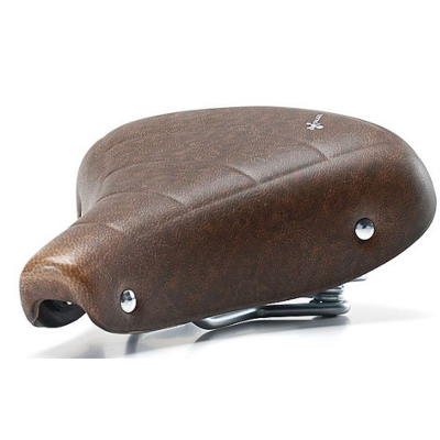 Selle vélo vintage marron avec gel Ondina - Selle Royal - #2