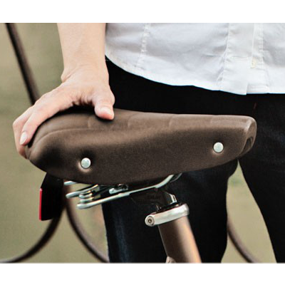 Selle vélo vintage marron avec gel Ondina - Selle Royal - #5