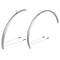 Set garde-boue aluminium 28 pouces R'Light Stronglight - argent