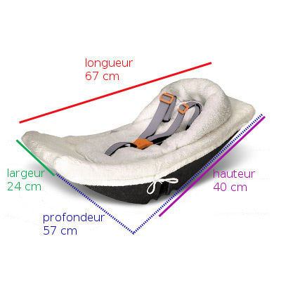 Siège bébé coque Weber pour remorques vélo enfant - #5