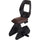 Porte-bébé arrière marron et noir vélo Bobike One Junior