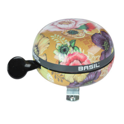 Sonnette vélo fleurs jaune miel Big Bell Bloom Field Basil - #1