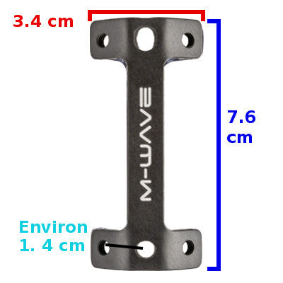 Support pour 2 porte-bidons sur cadre M-Wave - #2