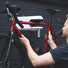 Support vélo mural blanc avec antivol intégré Airlok Hiplok - #4