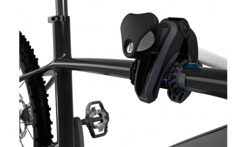 Protezione per bici in carbonio su portabici Thule