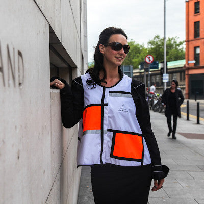 Veste mixte réfléchissante de vélo style Mondrian D1 Style - #1