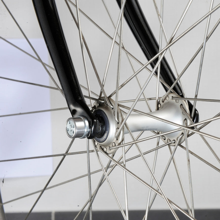 Ecrous antivol roue vélo axe plein M10 Wheelox